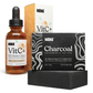 Charcoal Bar + VitC Facial Serum Bundle (2-Pack)